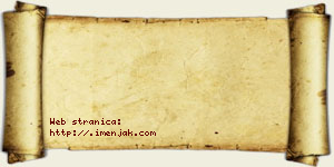 Jovana Grahovac vizit kartica